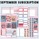 Sweet Bean Plans | SEPTEMBER 2025 WASHI & STICKER Subscription