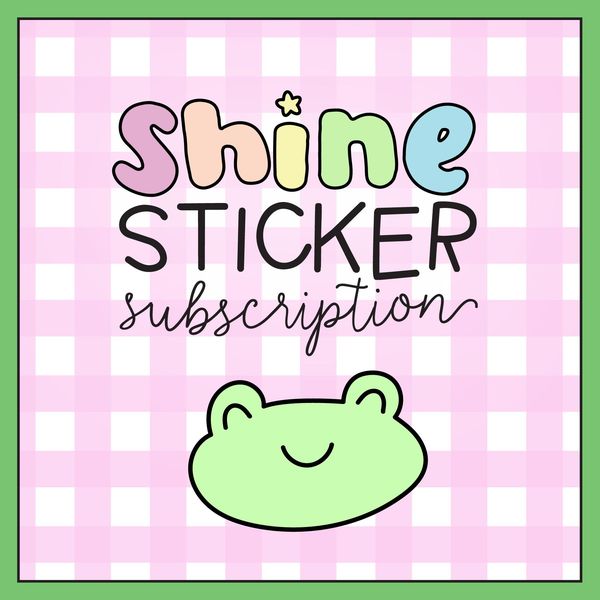 Shine Sticker Studio | February Subscription