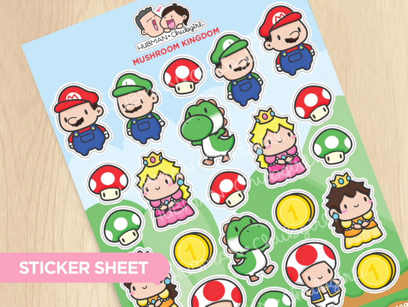 Mushroom Kingdom | Sticker Sheet