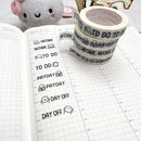 Clean | Perforated Washi