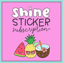 Shine Sticker Studio - Tropical Summer | June Subscription