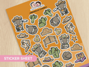Armadillo Cowboy | Big Sticker Sheet