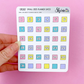 2025 Planner Dates | Sticker Sheet