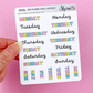 2025 Planner Weekday | Sticker Sheet