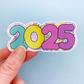 2025 Sparkly Holographic | Vinyl Decal
