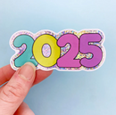 2025 Sparkly Holographic | Vinyl Decal