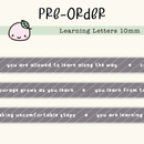 *PREORDER*  Learning Letters | Washi (Copy)