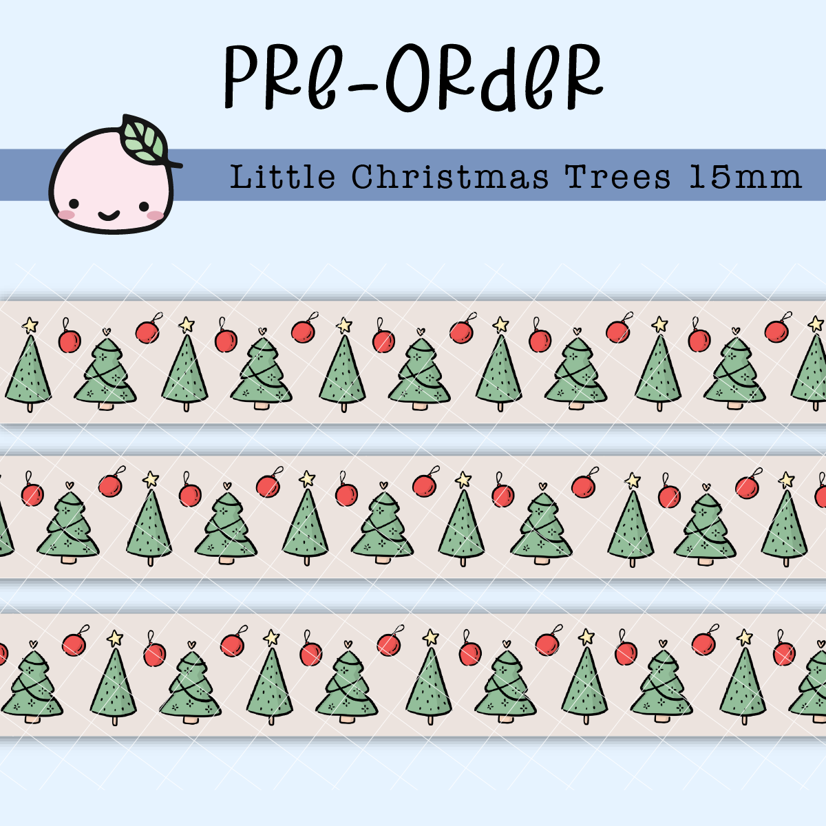*PREORDER*  Little Christmas Trees | Washi