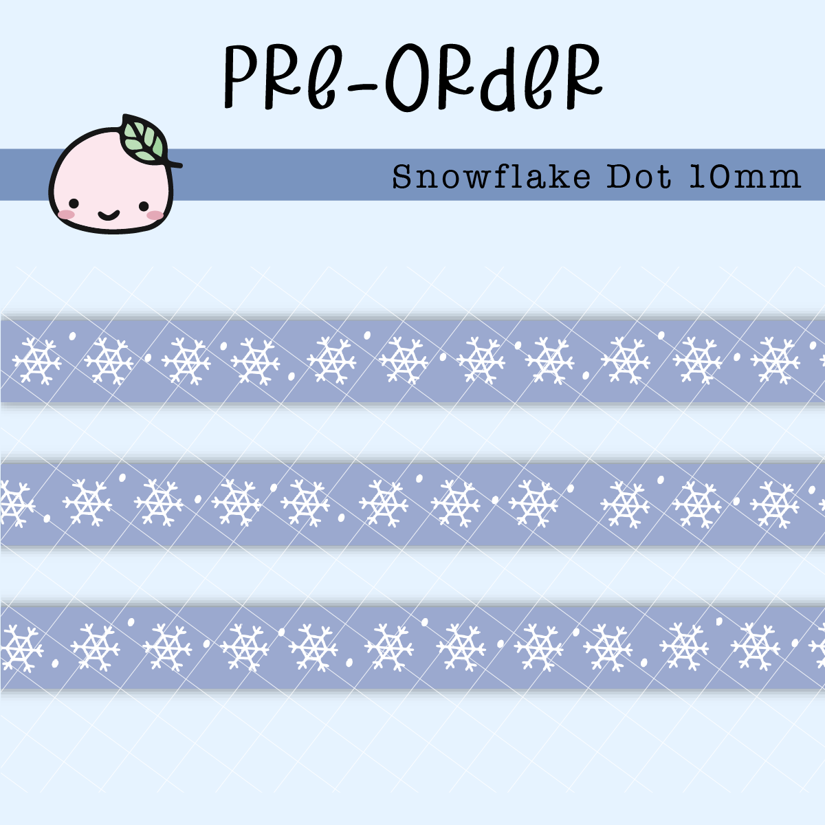 *PREORDER*  Snowflake Dot | Washi