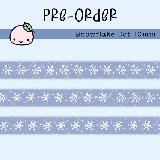 *PREORDER*  Snowflake Dot | Washi
