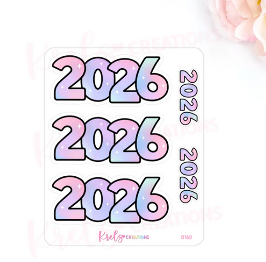 2026 | Sticker Sheet