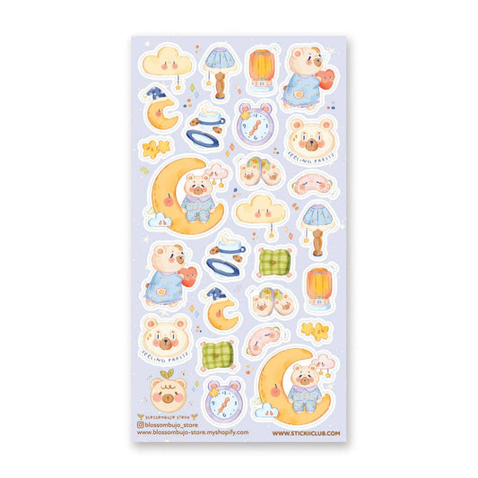 Bear-y Sweet Dreams | Sticker Sheet