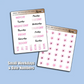 Shine Sticker Studio - Cherry Bossom Dreams | March 2026 Subscription