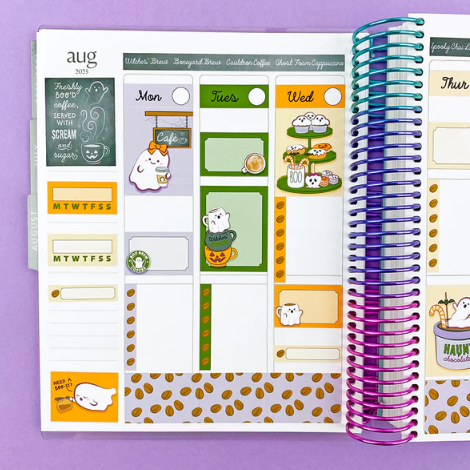 Shine Sticker Studio - Boo Brew Cafe | September 2025 Subscription