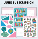 Sweet Bean Plans | JUNE 2025 WASHI & STICKER Subscription