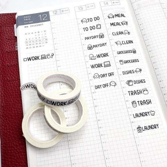 Clean | Perforated Washi