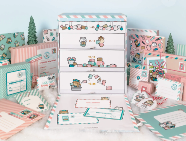 *PRESALE* Hubman & Chubgirl | 2025 Holiday Happy Mail Advent Calendar