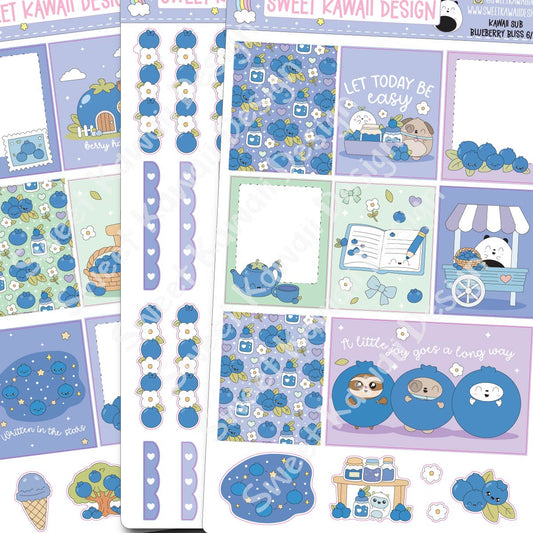 Sweet Kawaii Designs - Blueberry Bliss | March 2026 Kawaii Kit Subscription