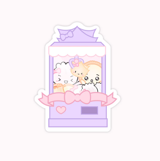 Wonton of Stationery - Claw Machine | Vinyl Sticker