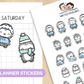 Winter Penguins | Sticker Sheet