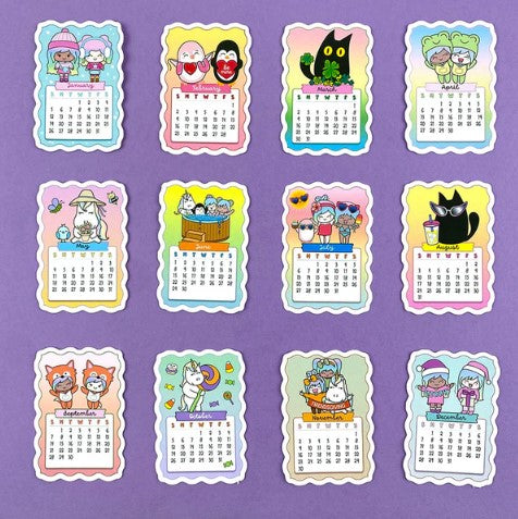 2025 Calendar | Die Cut Stickers