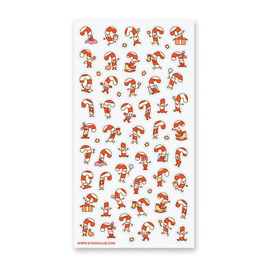 Candy Cane Cuties | Sticker Sheet