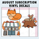 Sweet Bean Plans | AUGUST 2025 WASHI & STICKER Subscription
