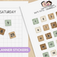 Date Dots - Squirrelly Acorn | Sticker Sheet