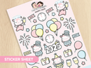 Happy 2025 2 | Big Sticker Sheet