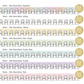 Mini Munchkins | Washi (Gold foil)