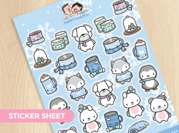 Happy Winter | Big Sticker Sheet