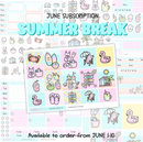 *PRESALE* Krels Creations - Summer Break | June 2026 STICKERS & WASHI Subscription