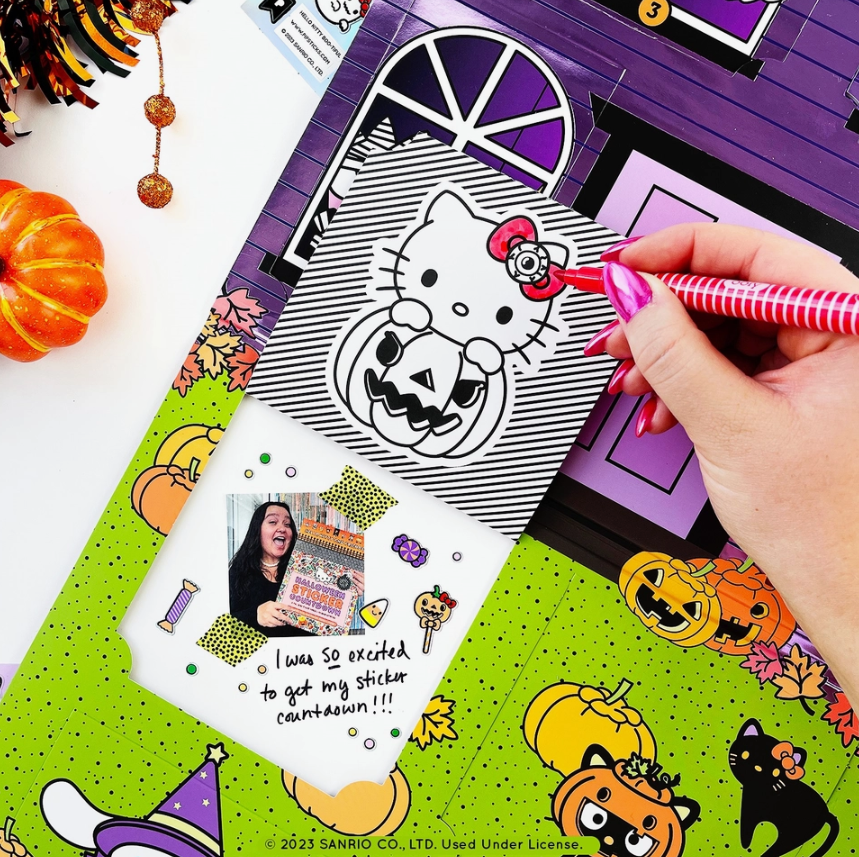 Hello Kitty and Friends Halloween Sticker Countdown