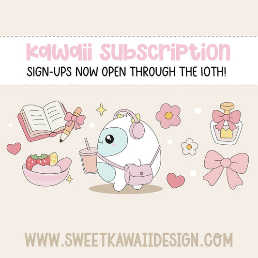 Sweet Kawaii Designs - Soft Life | May 2026 Kawaii Kit Subscription