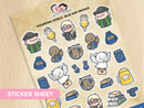 Wizarding World - Blue and Bronze | Sticker Sheet