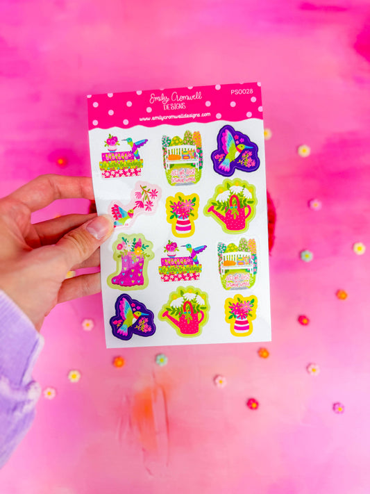 Bookish Garden | Sticker Sheet