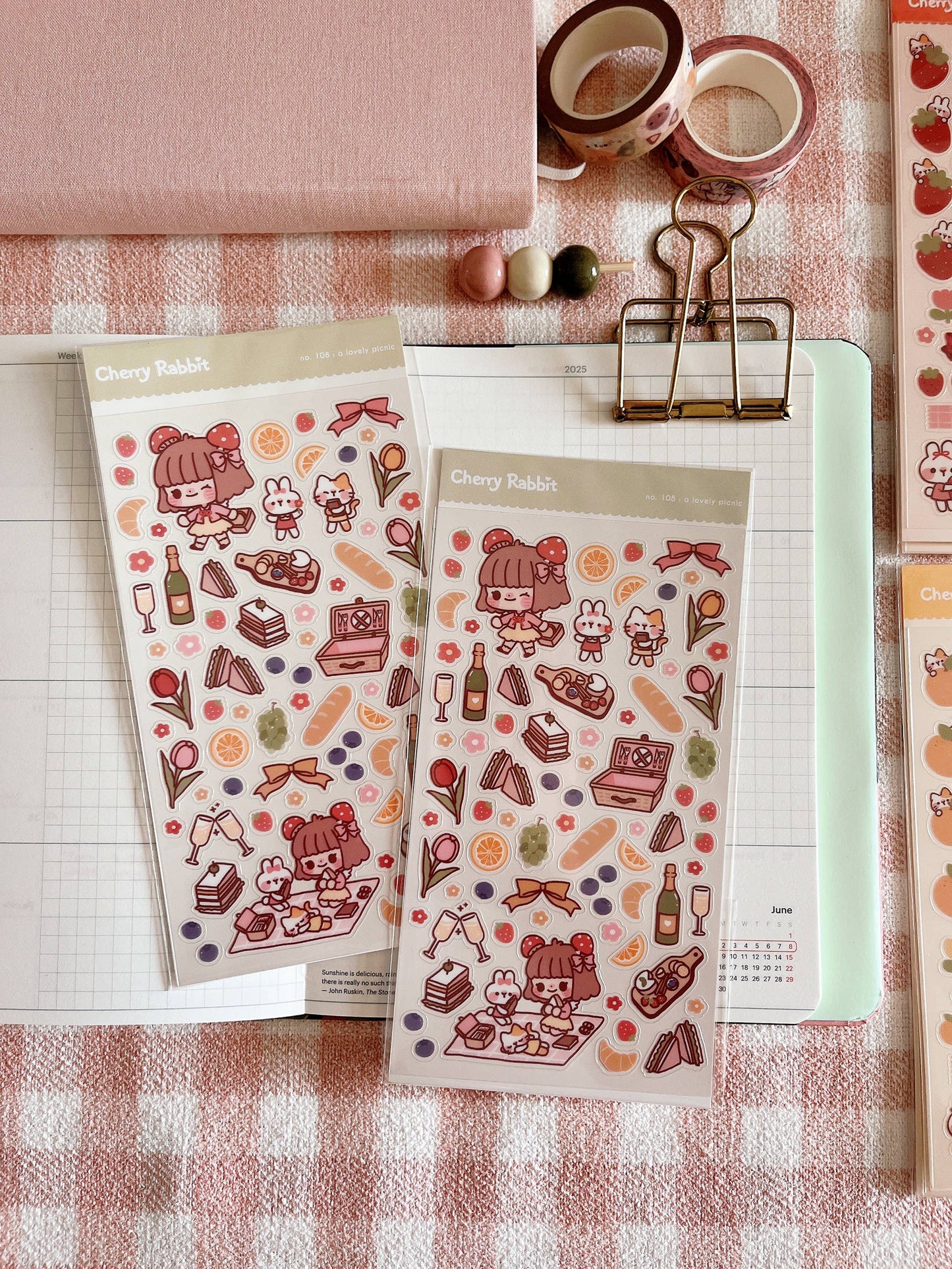Lovely Picnic | Sticker Sheet