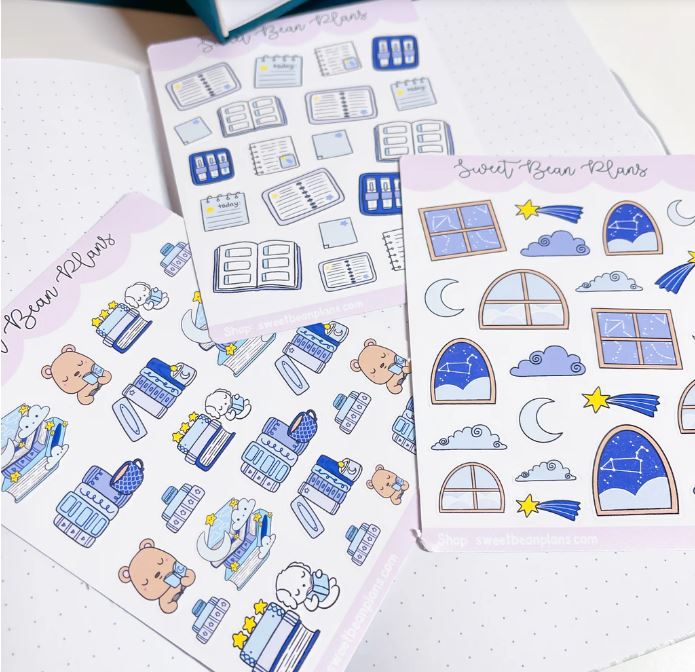 *PRESALE* Sweet Bean Plans | November 2024 WASHI & STICKER Subscription