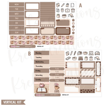 Krels Creations - Coffee Lover | January 2026 STICKERS & WASHI Subscription