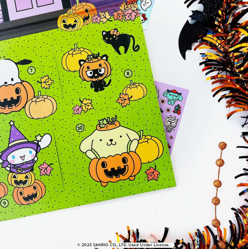 Hello Kitty and Friends Halloween Sticker Countdown