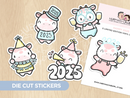 Hello 2025 | Die Cut Stickers