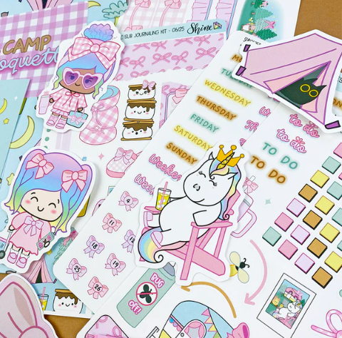 Shine Sticker Studio - Camp Coquette | June 2025 Subscription