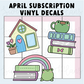 Sweet Bean Plans | APRIL 2026 WASHI & STICKER Subscription