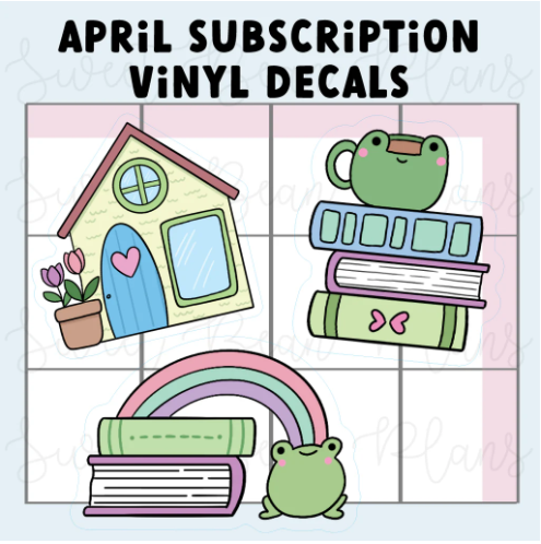 Sweet Bean Plans | APRIL 2026 WASHI & STICKER Subscription