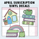 *PREORDER* Sweet Bean Plans | APRIL 2026 WASHI & STICKER Subscription