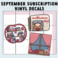 Sweet Bean Plans | SEPTEMBER 2025 WASHI & STICKER Subscription