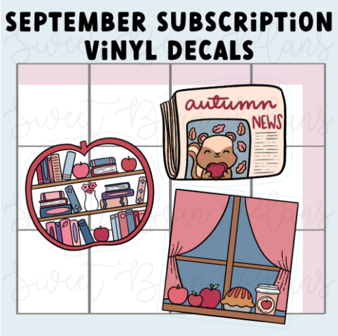 Sweet Bean Plans | SEPTEMBER 2025 WASHI & STICKER Subscription