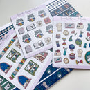 Sweet Bean Plans | October 2024 WASHI & STICKER Subscription