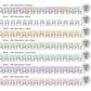 Mini Munchkins | Washi (Silver foil)