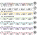 Mini Munchkins | Washi (Silver foil)